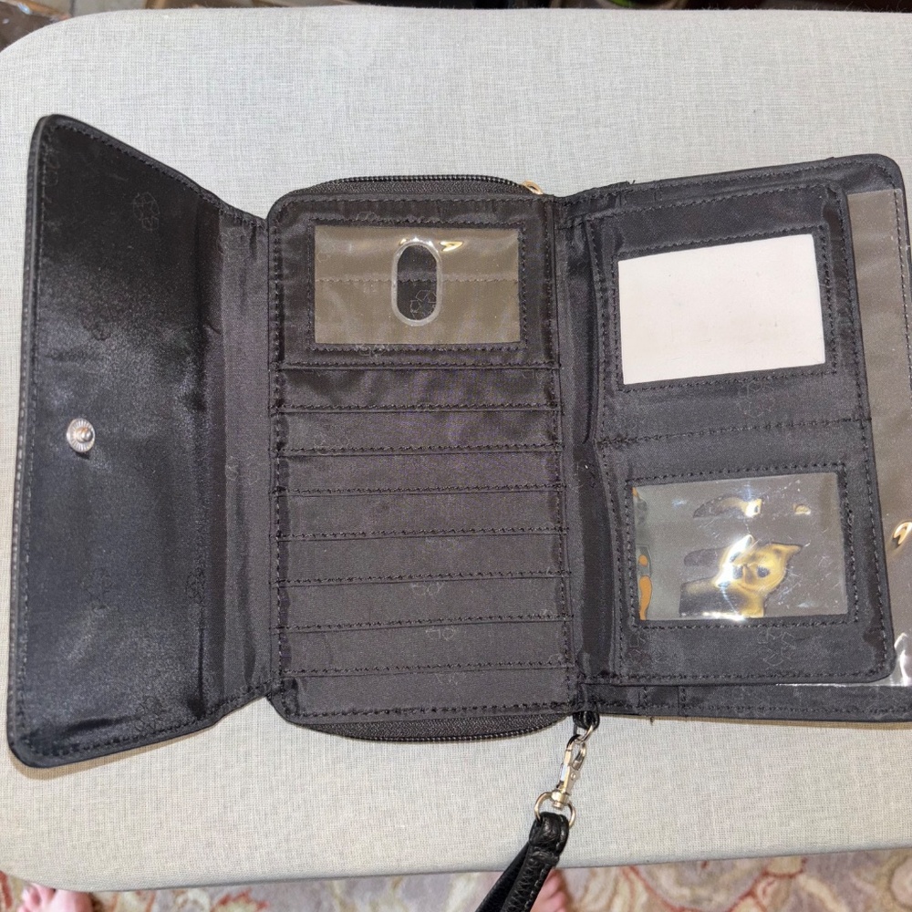 NEW black wallet purse
